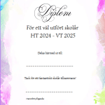 Stort paket med diplom ht 24 – vt 25 - bild 14