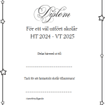 Stort paket med diplom ht 24 – vt 25 - bild 11