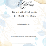 Stort paket med diplom ht 24 – vt 25 - bild 2