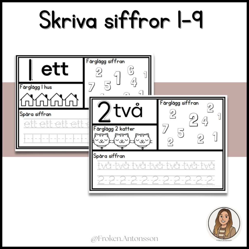 Siffor 1-9