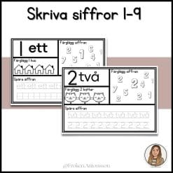 Siffor 1-9