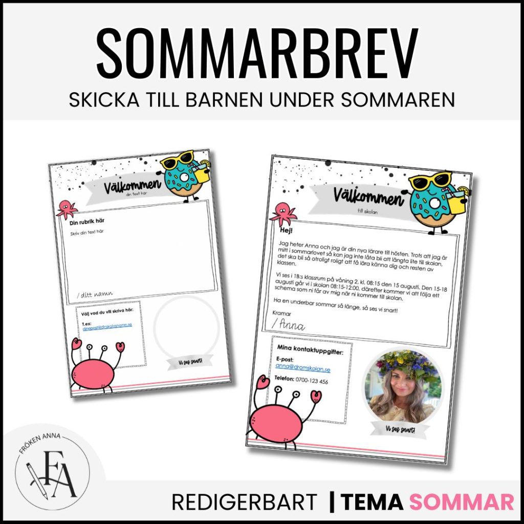 Redigerbart sommarbrev