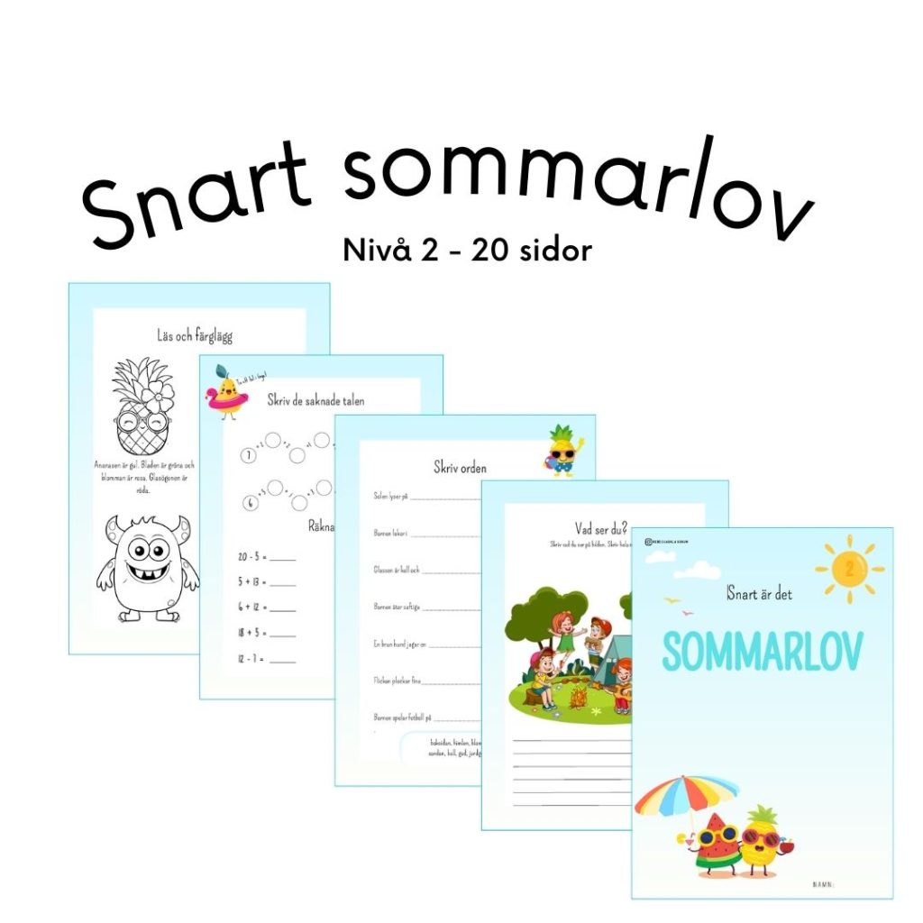 Snart är det sommarlov – nivå 2