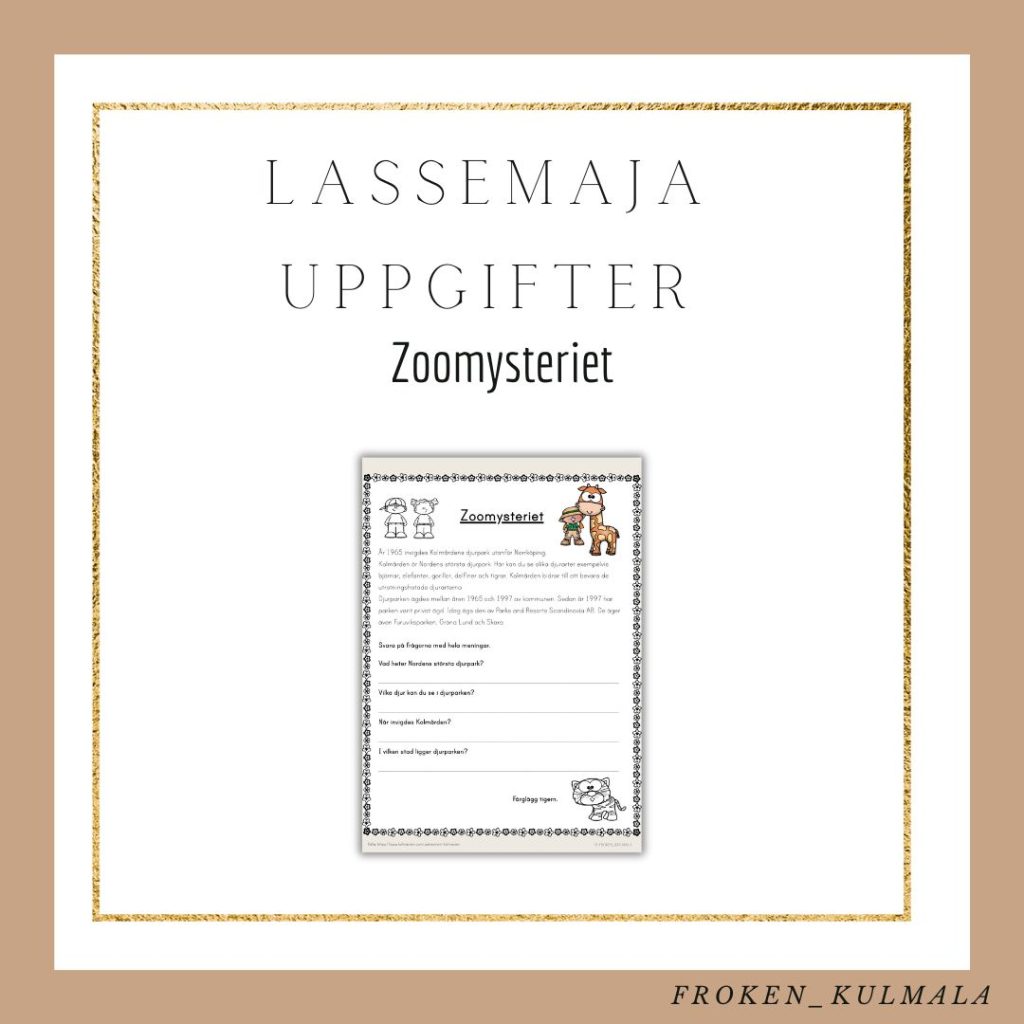 LasseMaja arbetsblad: Zoomysteriet