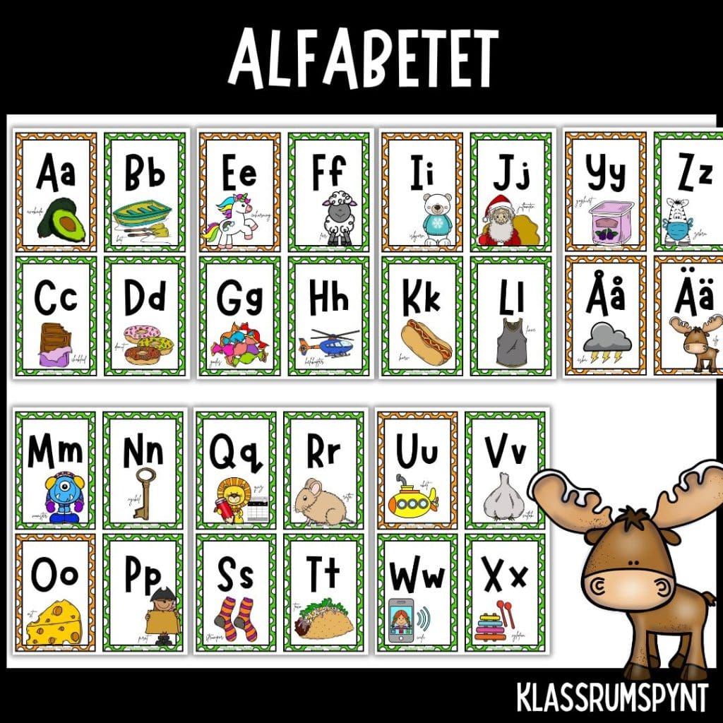Alfabetet – med illustrationer