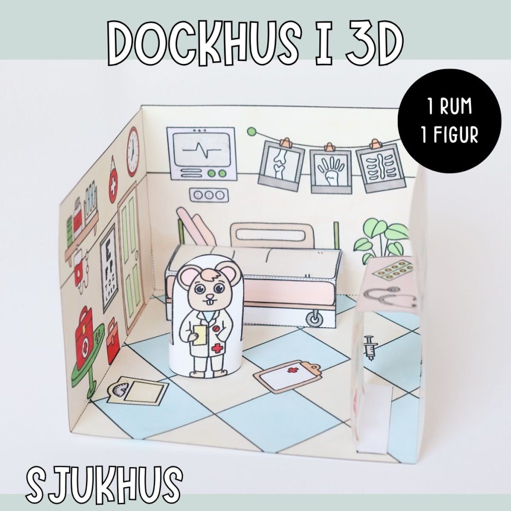 Pyssla dockhus – sjukhus