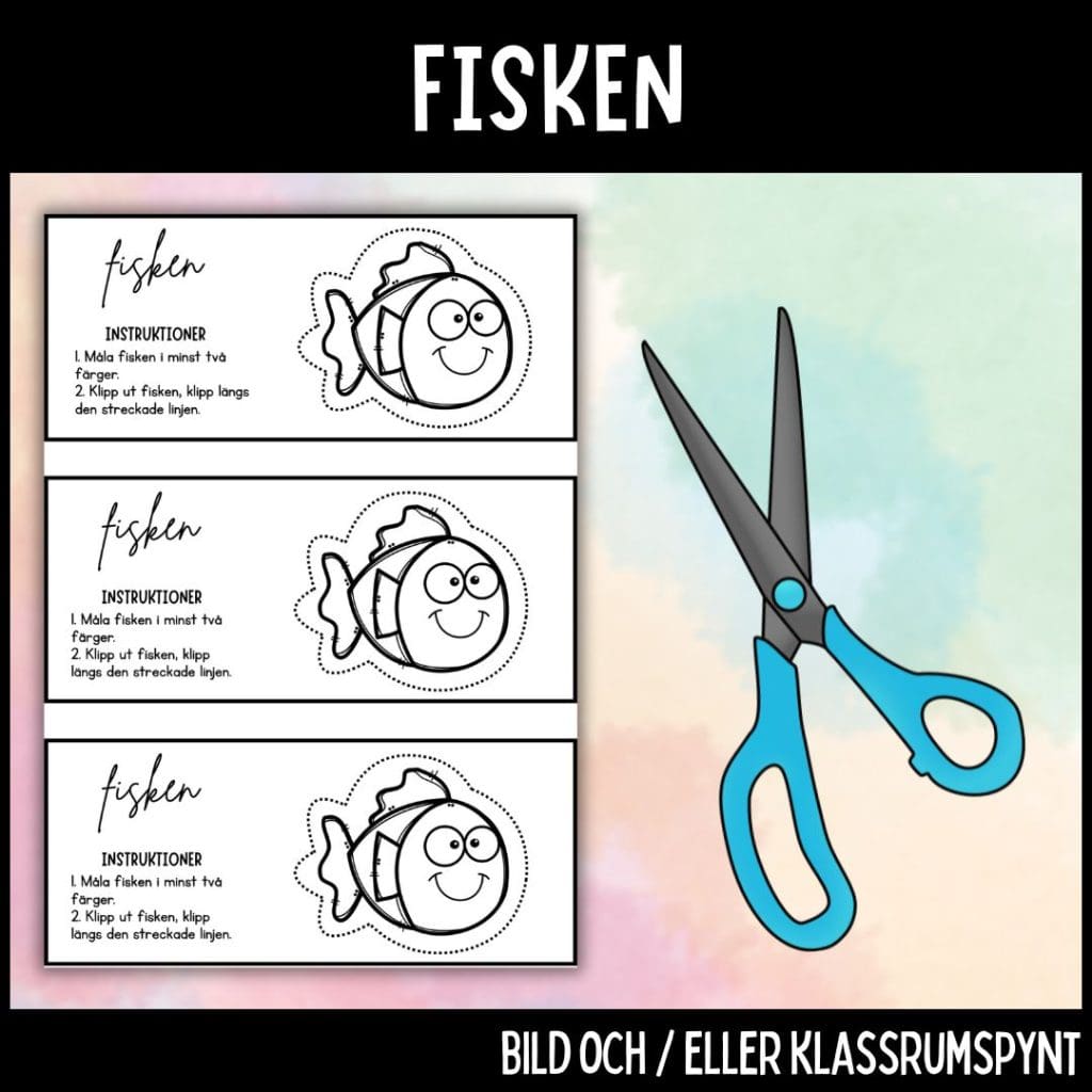 Fisken – klassrumsdekoration