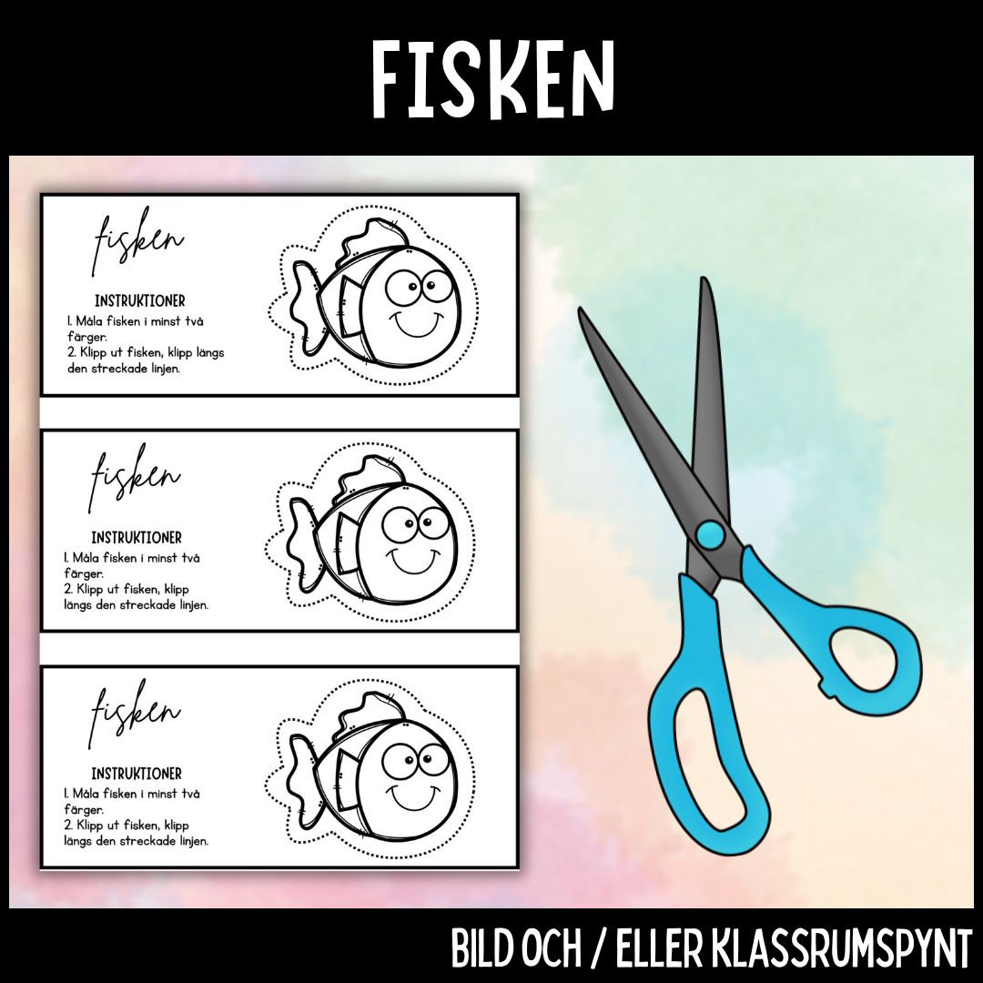 Fisken - klassrumsdekoration