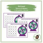 Mattespel- snurra och halvera - bild 1