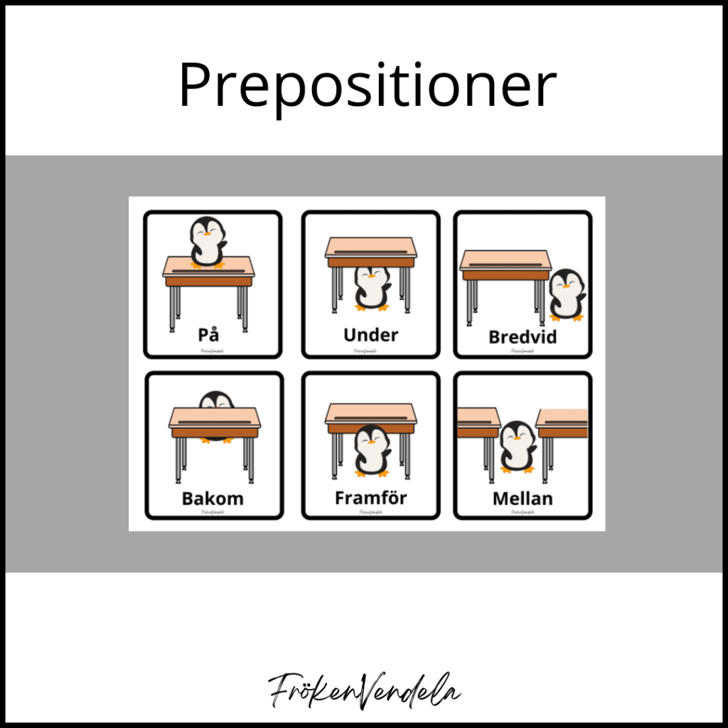 Prepositions kort