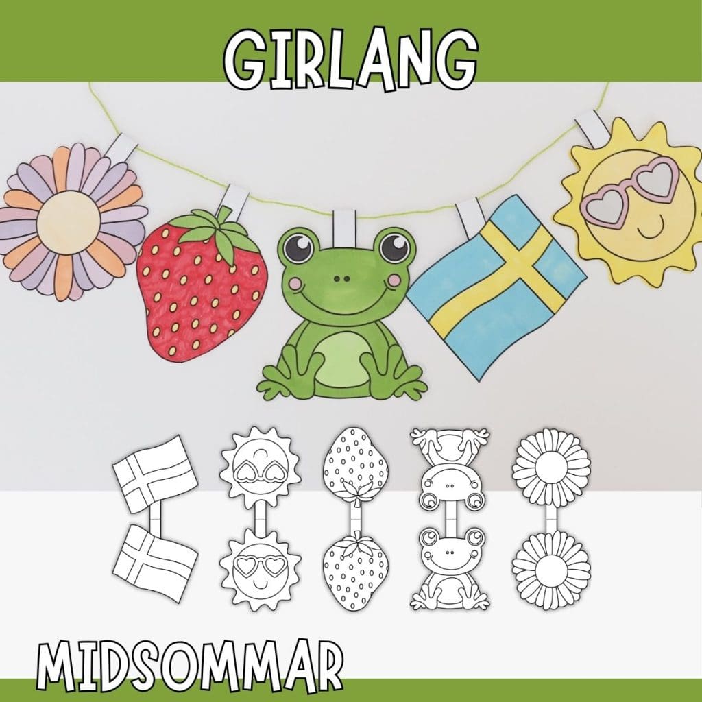 Midsommarpyssel – girlang