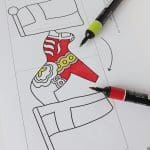 Nationaldagspyssel – Öppna flaggan - bild 3