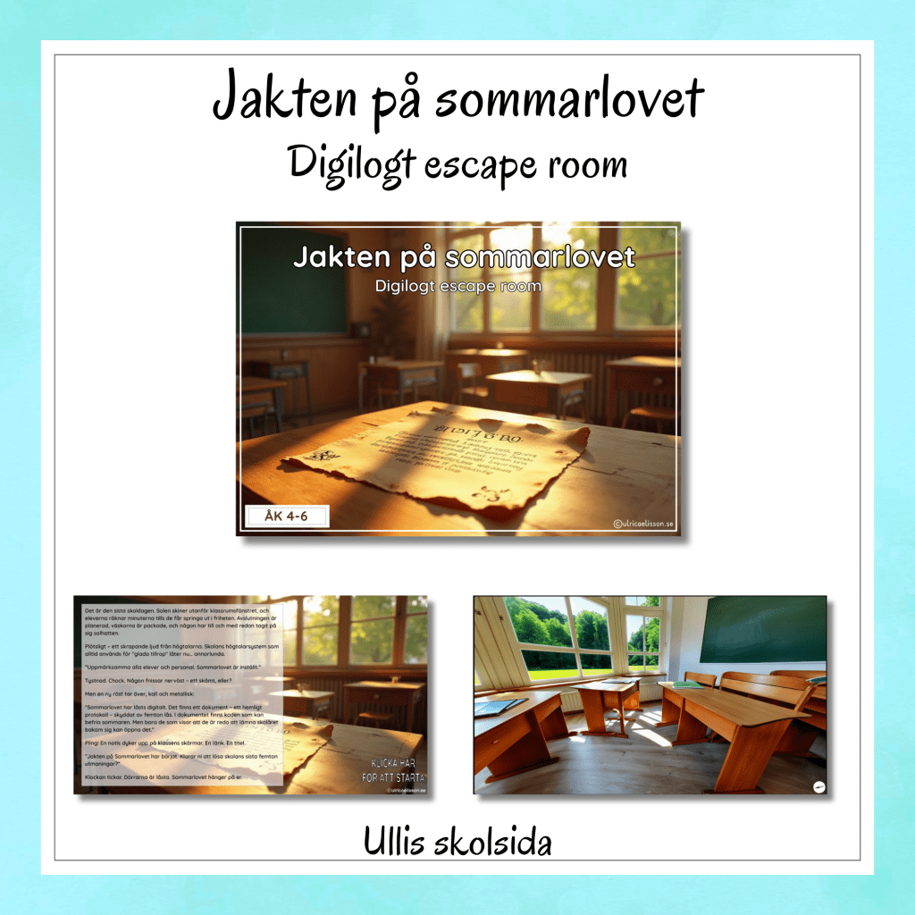 Escape room – Jakten på sommarlovet