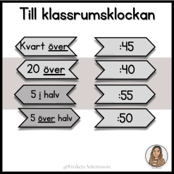 Pilar till klockan
