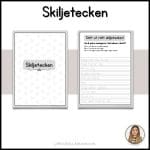 Skiljetecken - bild 1