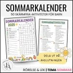 Sommarkalender – 50 skärmfria aktiviteter - bild 1