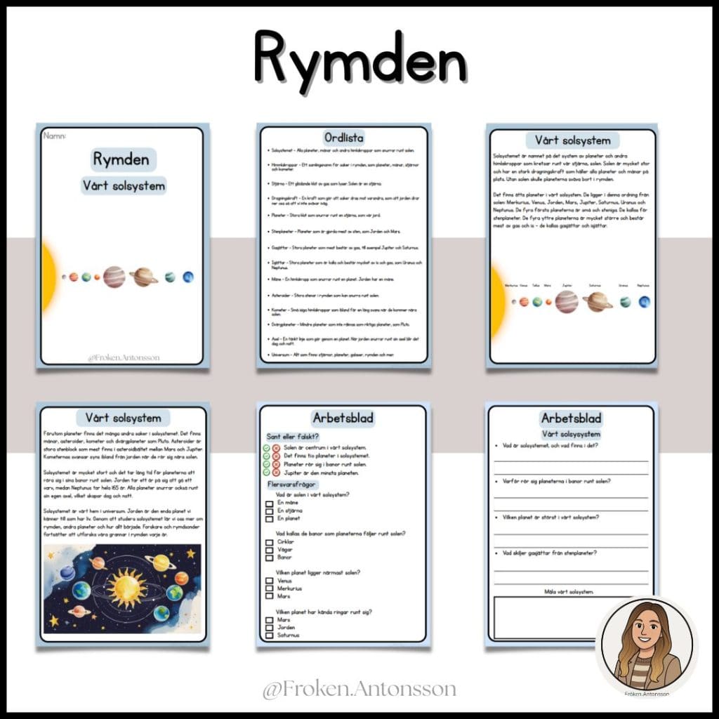 Rymden – vårt solsystem