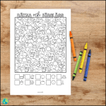 Räkna och färglägg – Årstider - bild 4