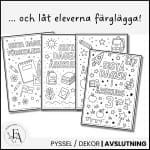 Sista skoldagen | Posters & målarbilder (Åk F–3) - bild 3