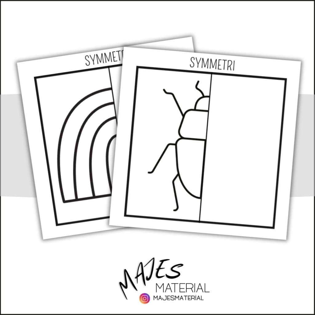 Symmetri – svartvita bilder