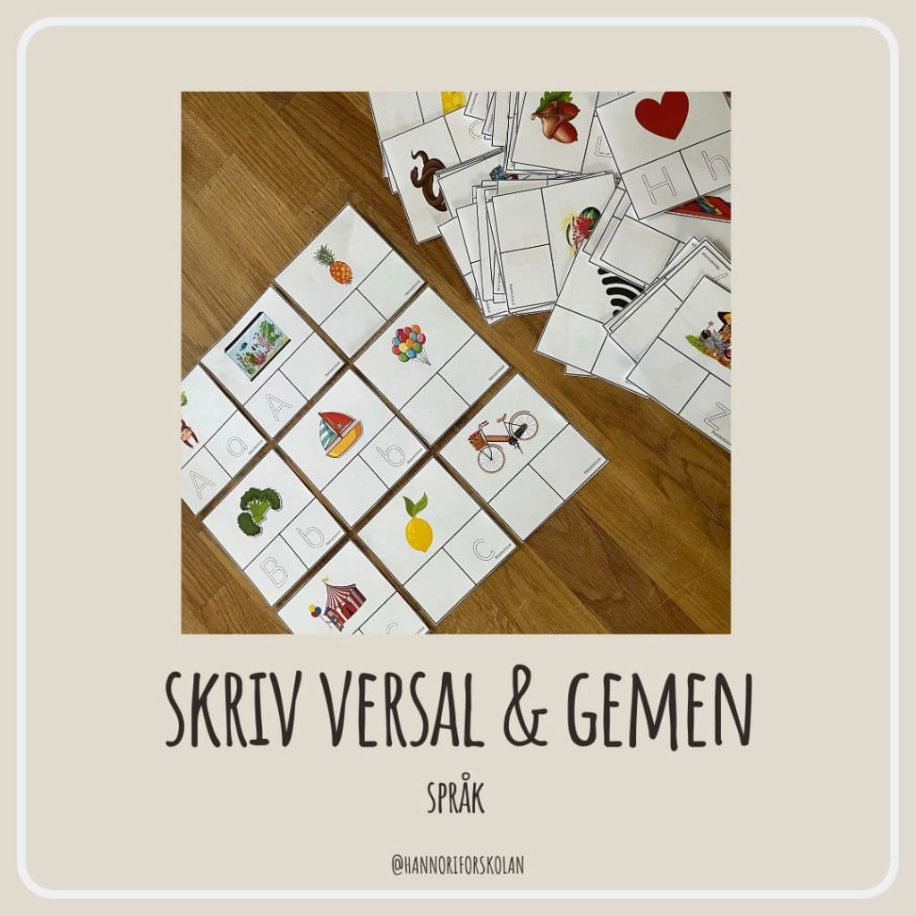 Skriv versal & gemen