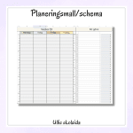 Mall för planeringsunderlag/schema/veckoplanering – redigerbar - bild 4