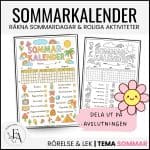 Sommarkalender – för roliga och aktiva sommardagar! - bild 1