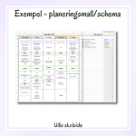 Mall för planeringsunderlag/schema/veckoplanering – redigerbar - bild 6
