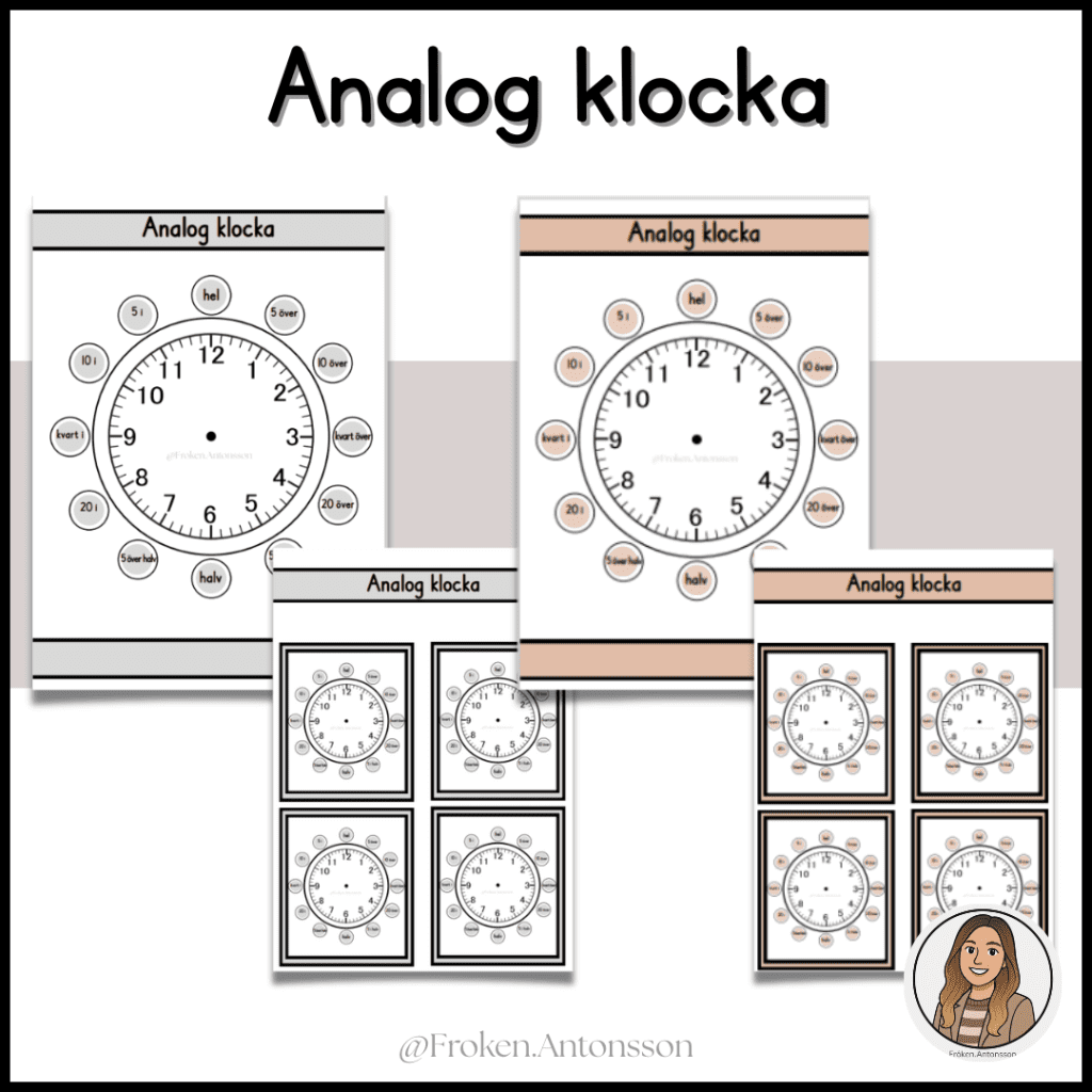 Analog klocka