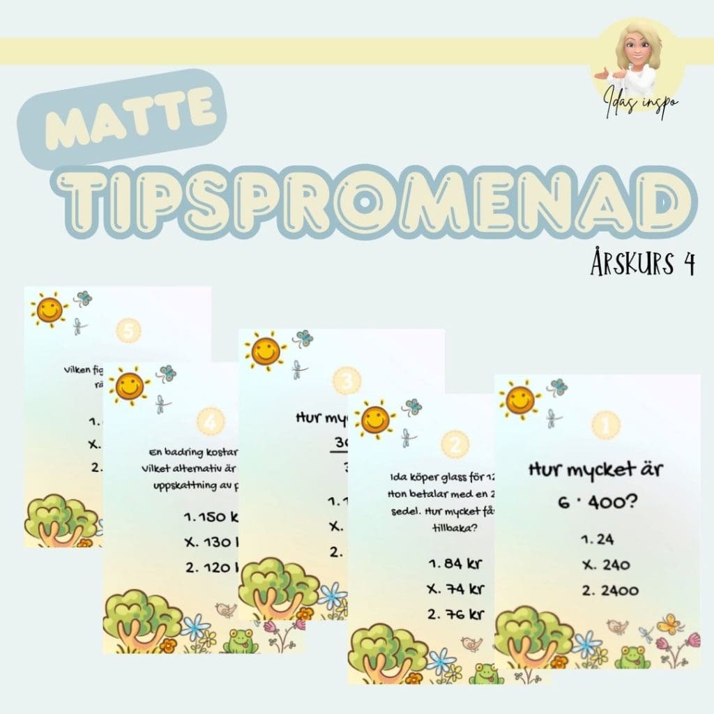 Tipspromenad matematik