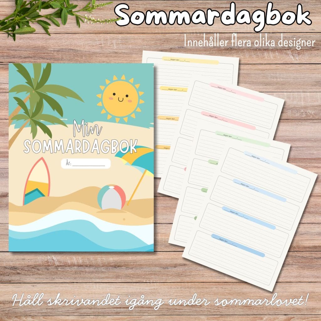Sommardagbok – håll igång skrivandet i sommar!