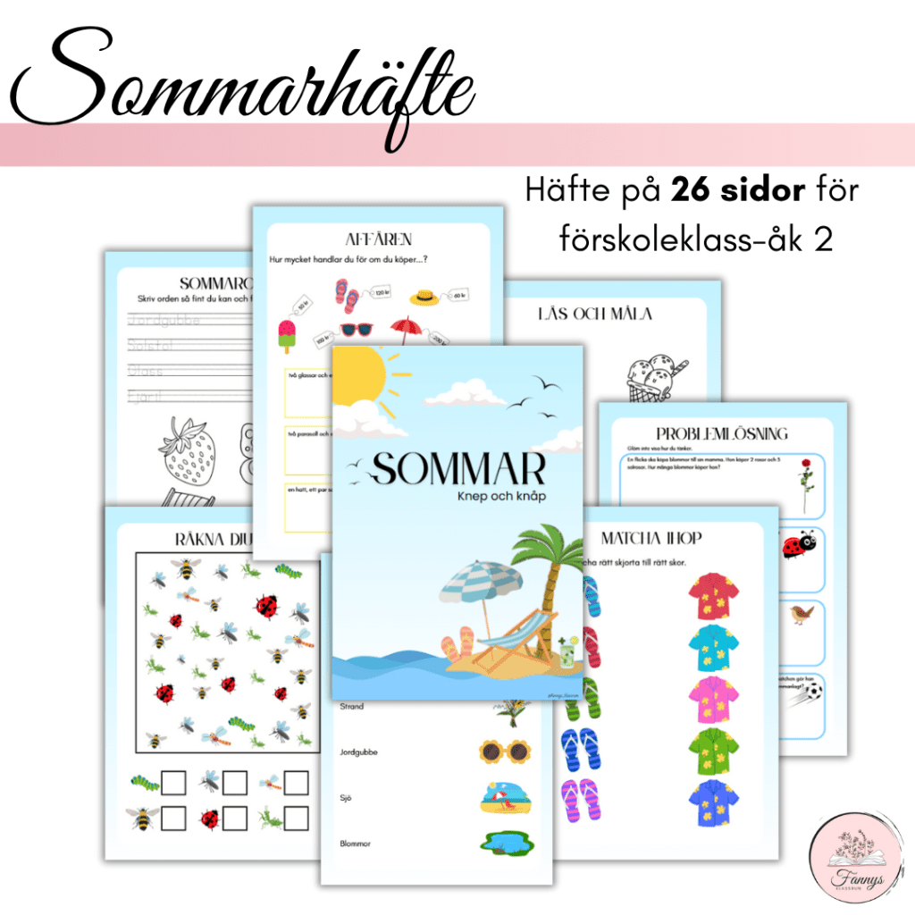 Knep och knåp sommar- 26 sidor