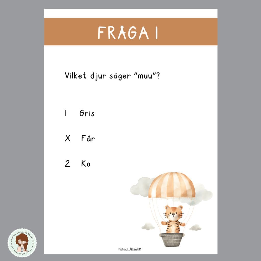 Tipspromenad – djur