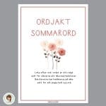 Ordjakt – sommarord - bild 1