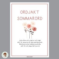 Ordjakt - sommarord