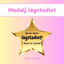 Medalj lågstadiet