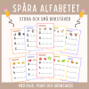 Spåra alfabetet – träna finmotorik och hur bokstäverna formas!