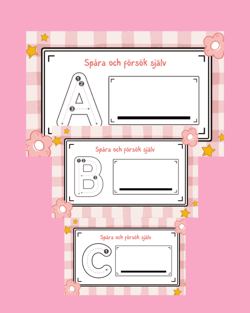 Spåra och försök själv !