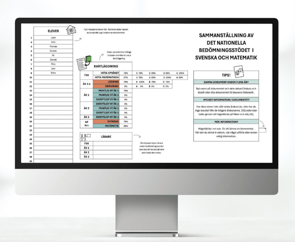 DIGITAL SAMMANSTÄLLNING / bedömningsstöd, kartläggning & NP