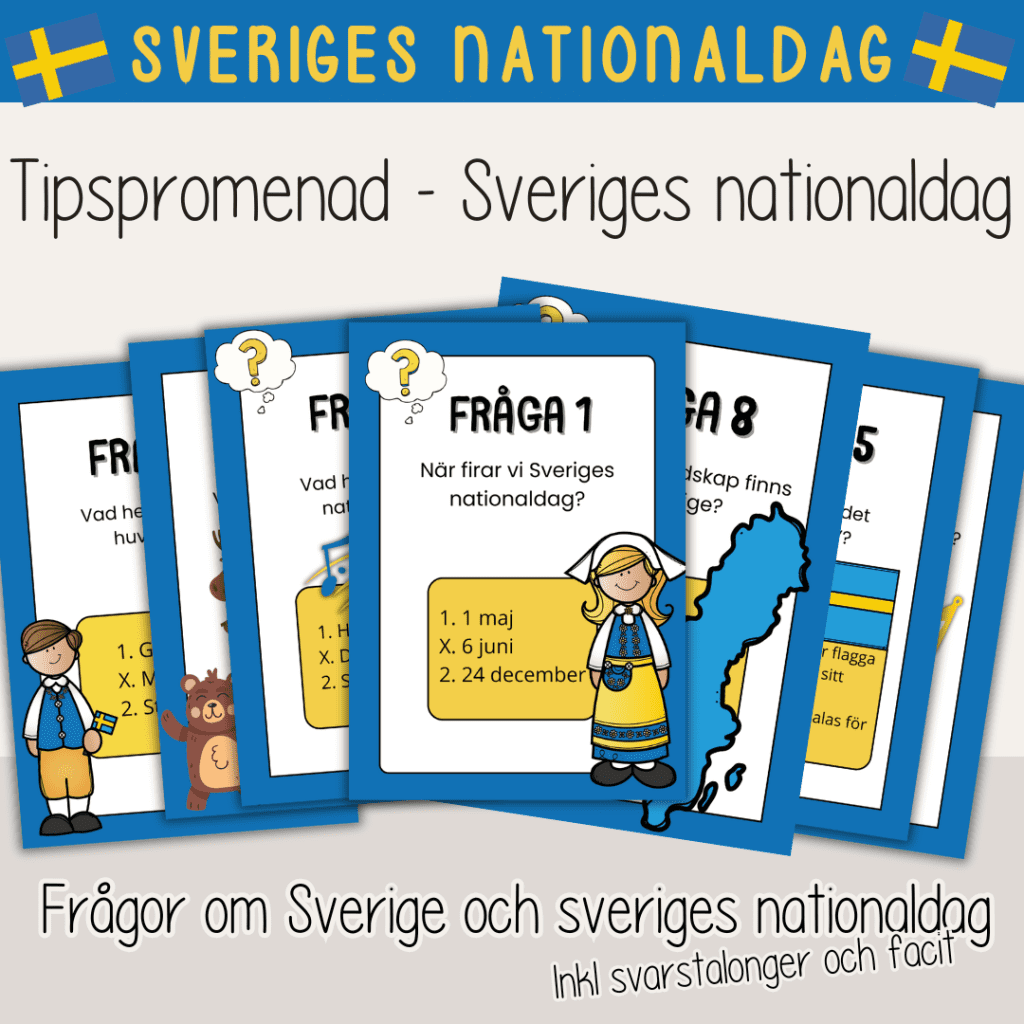 Sveriges nationaldag – Tipspromenad – 6 juni