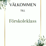 Välkommen klassrumsskyltar - bild 3