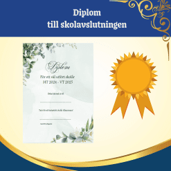 Diplom skolavslutning 2025