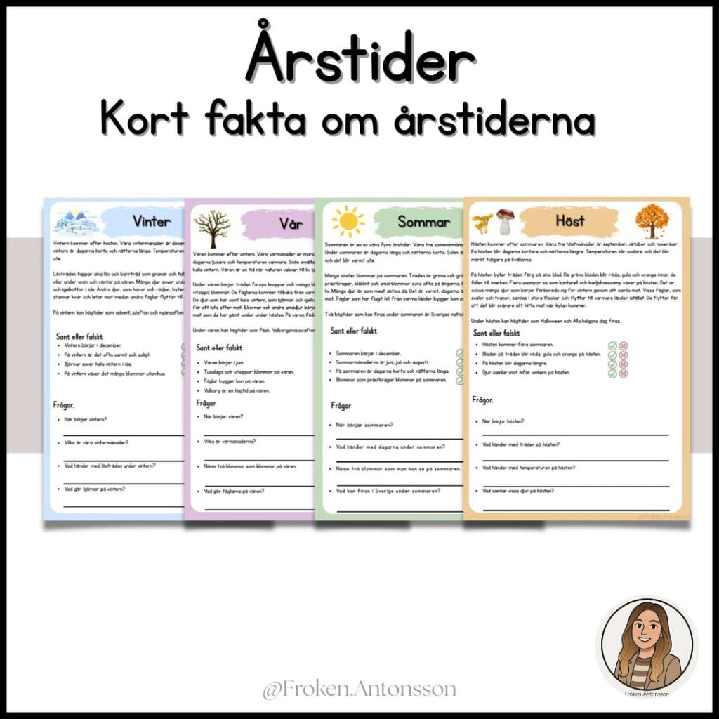 Fakta om årstider