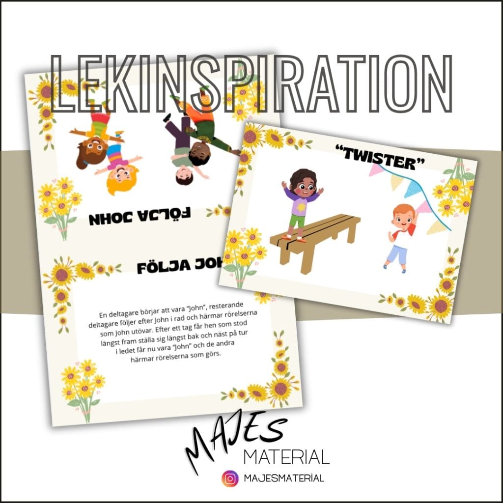 Lek-kort inspiration!