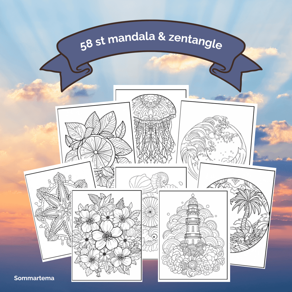 58 st somriga mandalas & zentangles