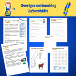 7 sidor arbetshäfte Sveriges nationaldag - bild 1