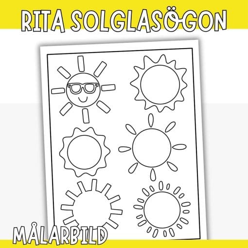 Rita solglasögon på solarna (fri nedladdning)