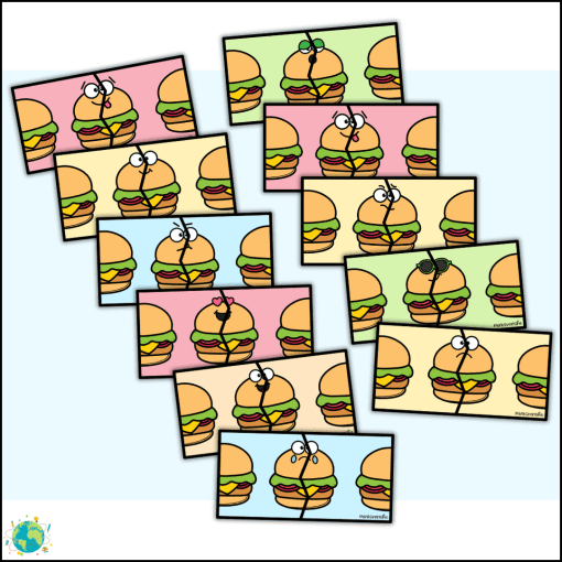 Hamburgare - Pussel