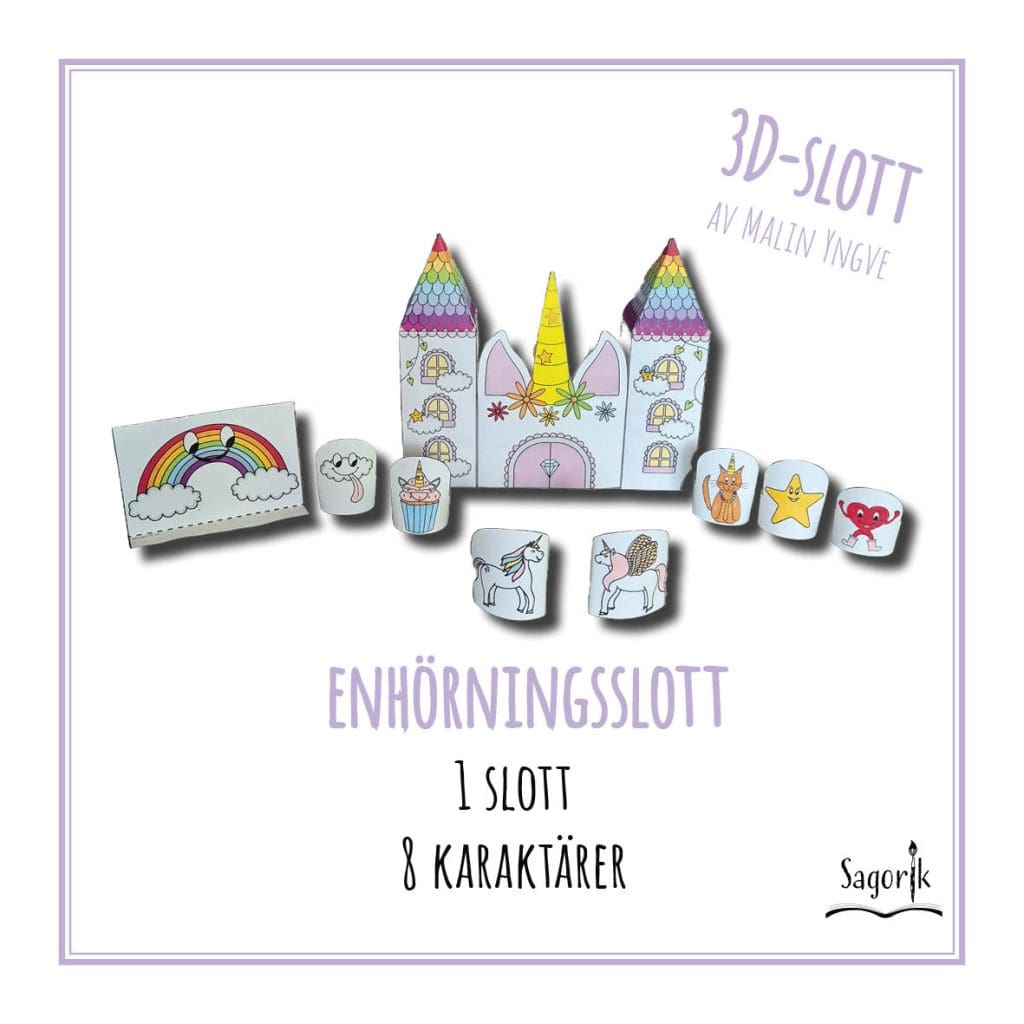 3D-pyssel Enhörningsslott