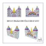 3D-pyssel Enhörningsslott - bild 2